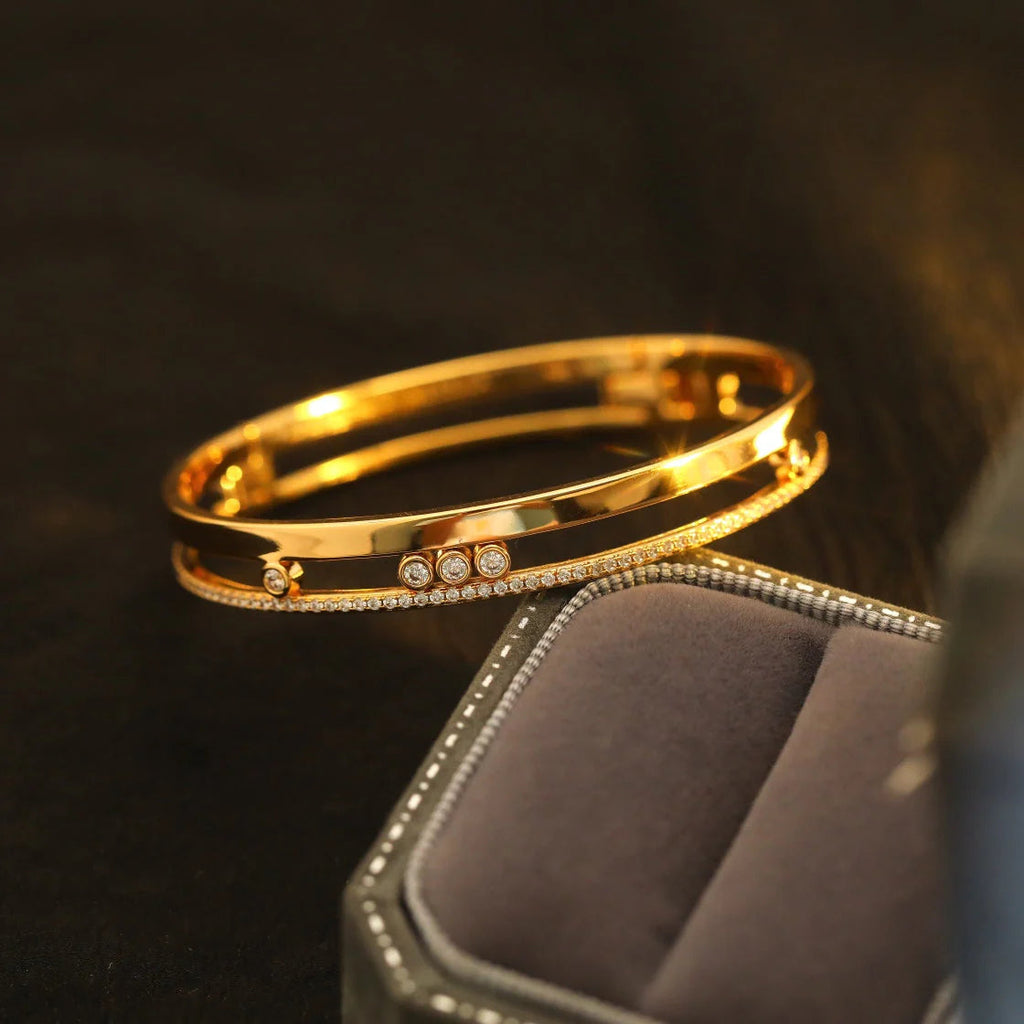 [Loco ]Move Romane Diamond Bangle Bracelet