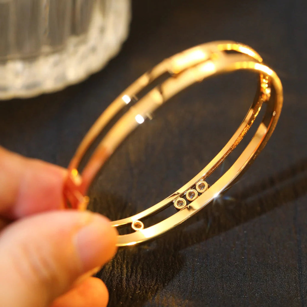 [Loco ]Move Romane Diamond Bangle Bracelet