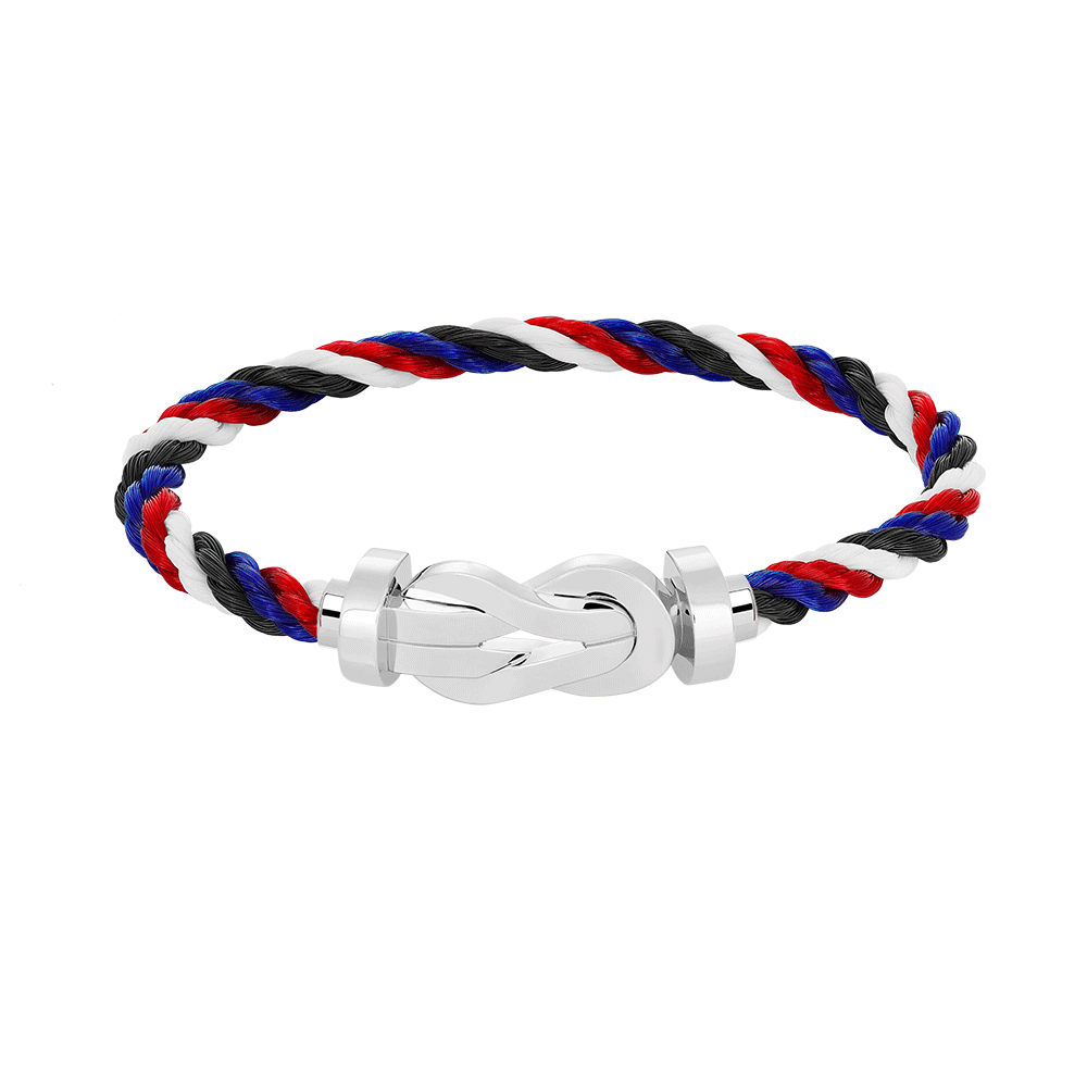 ¡®Loco¡¯CHANCE LARGE 8 FIGURE BUCKLE NO DIAMOND BRACELET SILVER