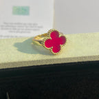 [Loco]NEW CLOVER PINK ENAMEL RINGS
