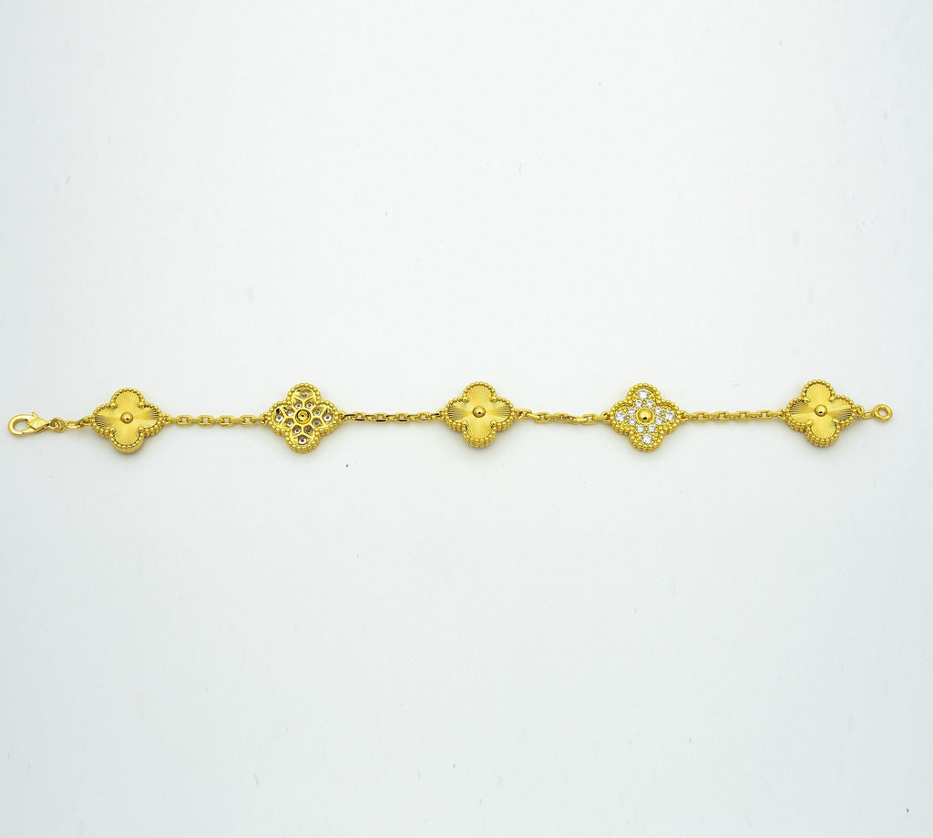 [Loco]New  CLOVER 5 MOTIF LASER BRACELET COLLECTION