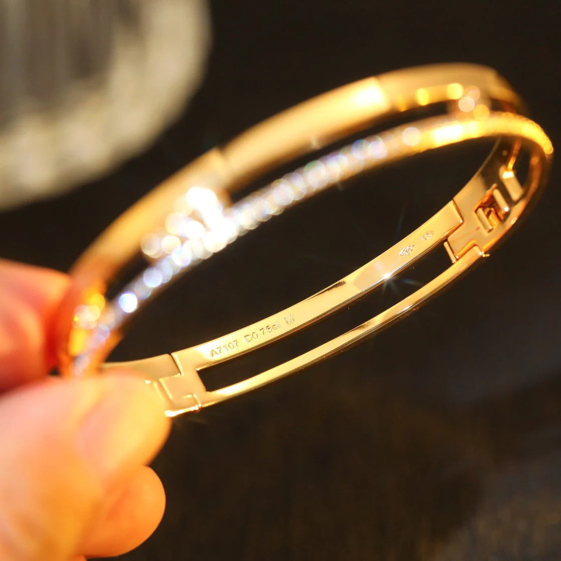 [Loco ]Move Romane Diamond Bangle Bracelet