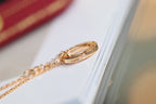 ¡®Loco¡¯LOVE NECKLACE ADJUSTABLE ROSE GOLD 2 DIAMOND