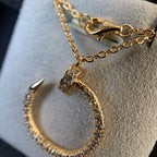 ¡®Loco¡¯JUSTE NECKLACE PINK GOLD DIAMONDS