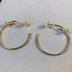 ¡®Loco¡¯JUSTE EARRINGS GOLD DIAMONDS 1.8MM