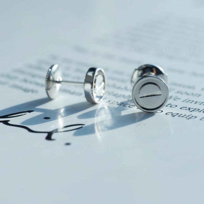 ¡®Loco¡¯LOVE EARRINGS SILVER 10MM