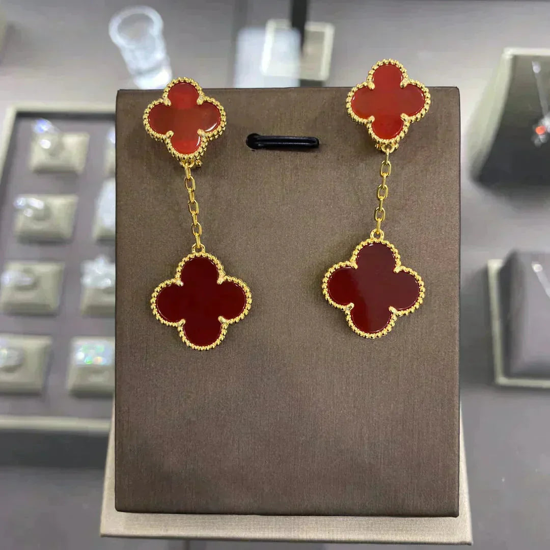 ¡®Loco¡¯CLOVER 2 MOTIFS  EARRINGS (MULTIPLE CHOICESC
