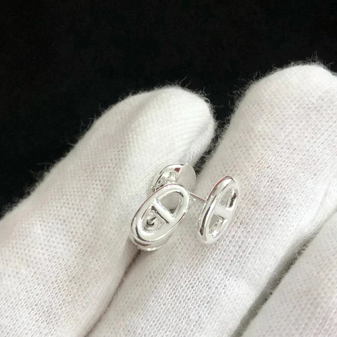 ¡®Loco¡¯CHAINE SMALL EARRINGS GOLD AND SILVER