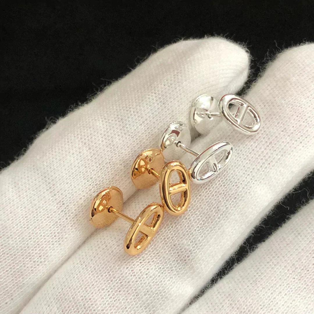 ¡®Loco¡¯CHAINE SMALL EARRINGS GOLD AND SILVER