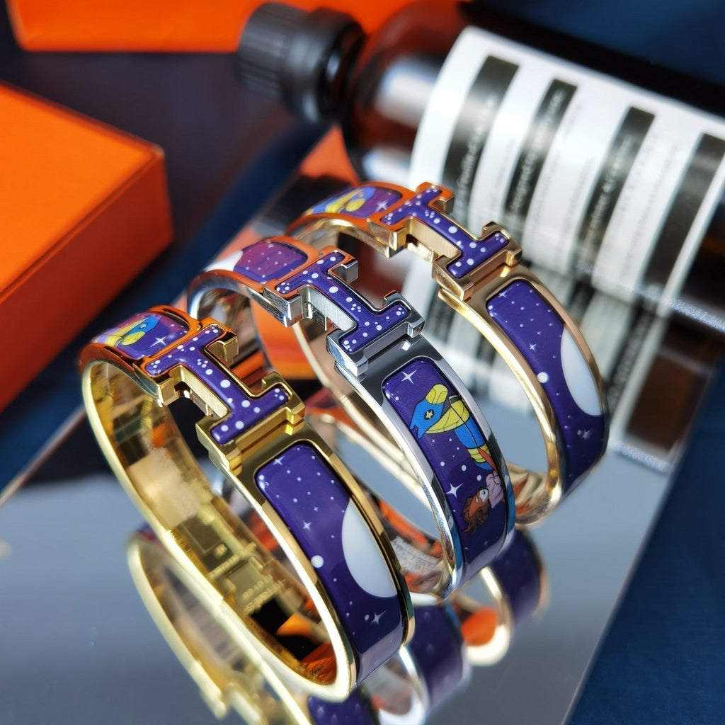 ¡®Loco¡¯H STAR AND MOON BRACELET 12MM
