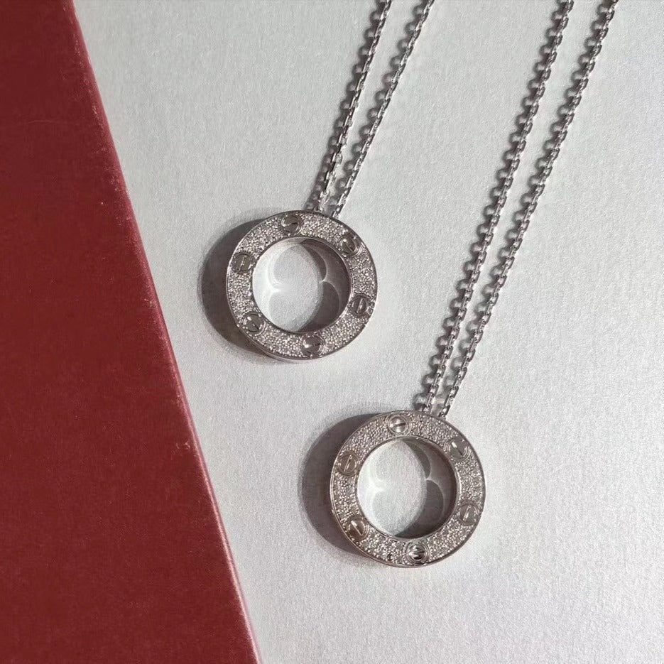¡®Loco¡¯LOVE NECKLACE ADJUSTABLE SILVER