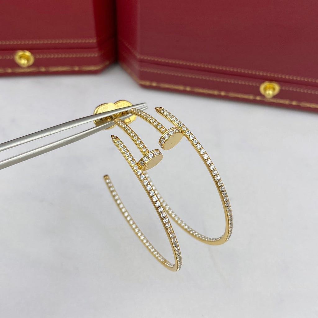 ¡®Loco¡¯JUSTE EARRINGS FULL DIAMONDS 1.8MM
