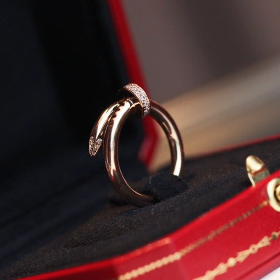 ¡®Loco¡¯JUSTE RING 2.65MM PINK GOLD DIAMOND