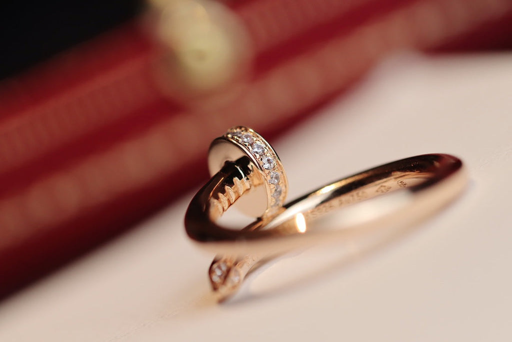 ¡®Loco¡¯JUSTE RING 2.65MM PINK GOLD DIAMOND