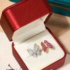 ¡®Loco¡¯TWIN BUTTERFLY DIAMOND RING