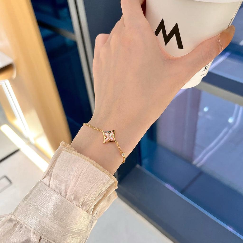 ¡®Loco¡¯STAR 1 DIAMOND PINK GOLD BRACELET