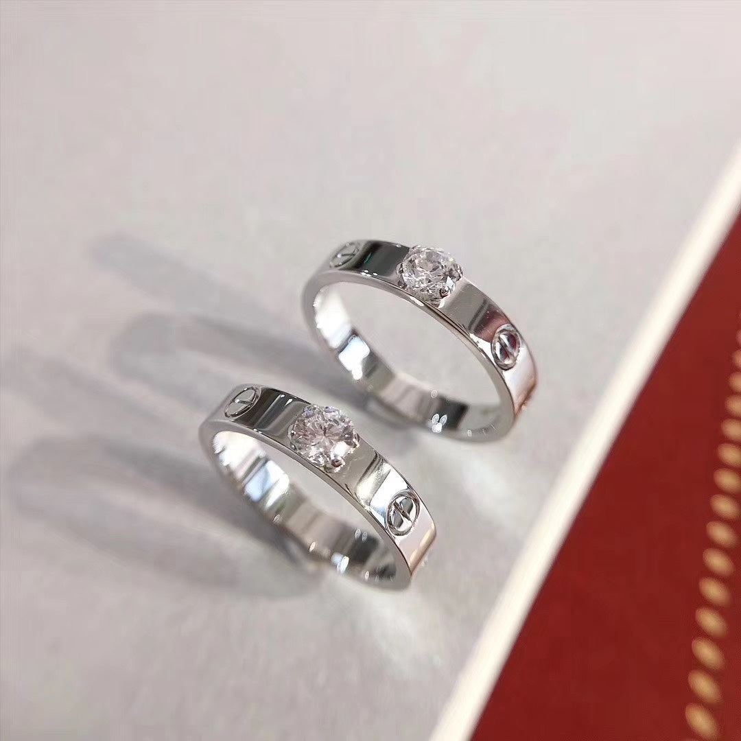 ¡®Loco¡¯LOVE RING 3.6MM 1 BIG DIAMOND