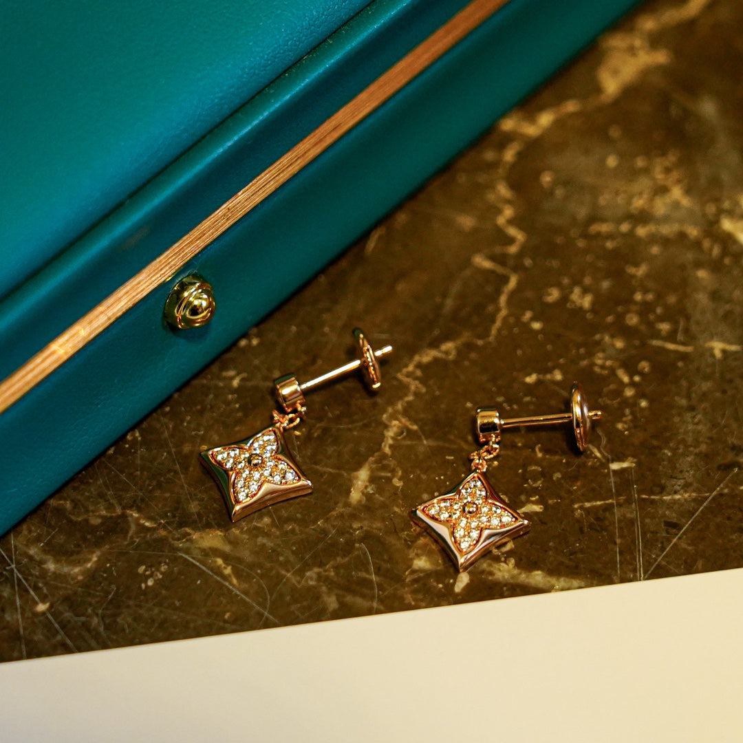 ¡®Loco¡¯STAR DIAMONDS EARRINGS GOLD