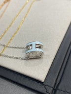 ¡®Loco¡¯POP H LIGHT BLUE NECKLACE
