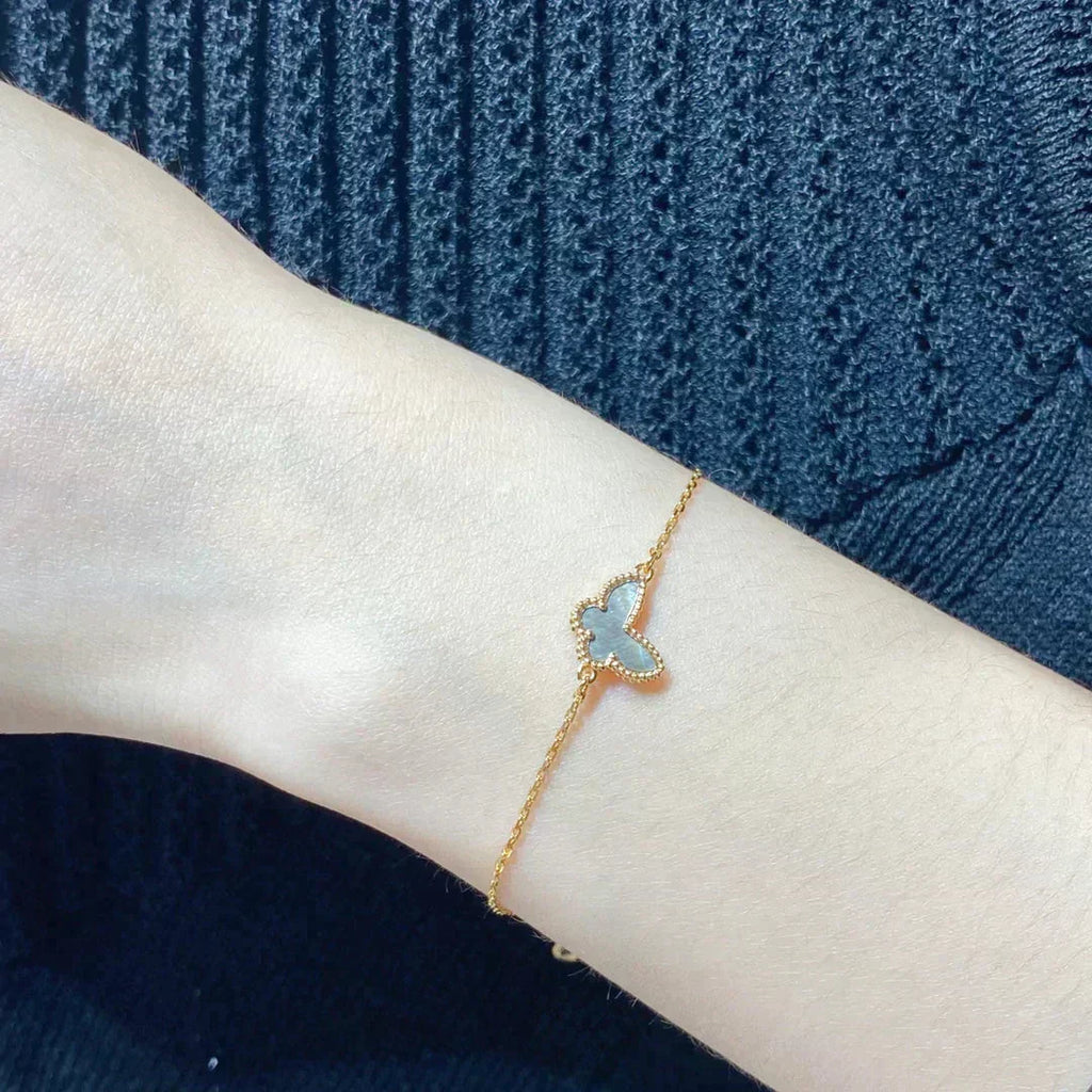 ¡®Loco¡¯BUTTERFLY DARK MOP BUTTERFLY BRACELET