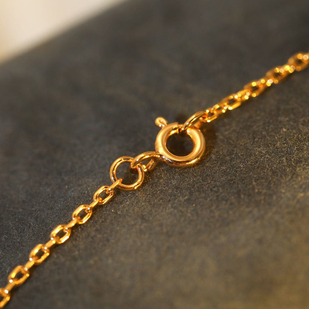 ¡®Loco¡¯SUN PEDANT PINK GOLD 1 DIAMOND NECKLACE
