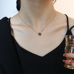 ¡®Loco¡¯SUN PEDANT PINK GOLD 1 DIAMOND NECKLACE