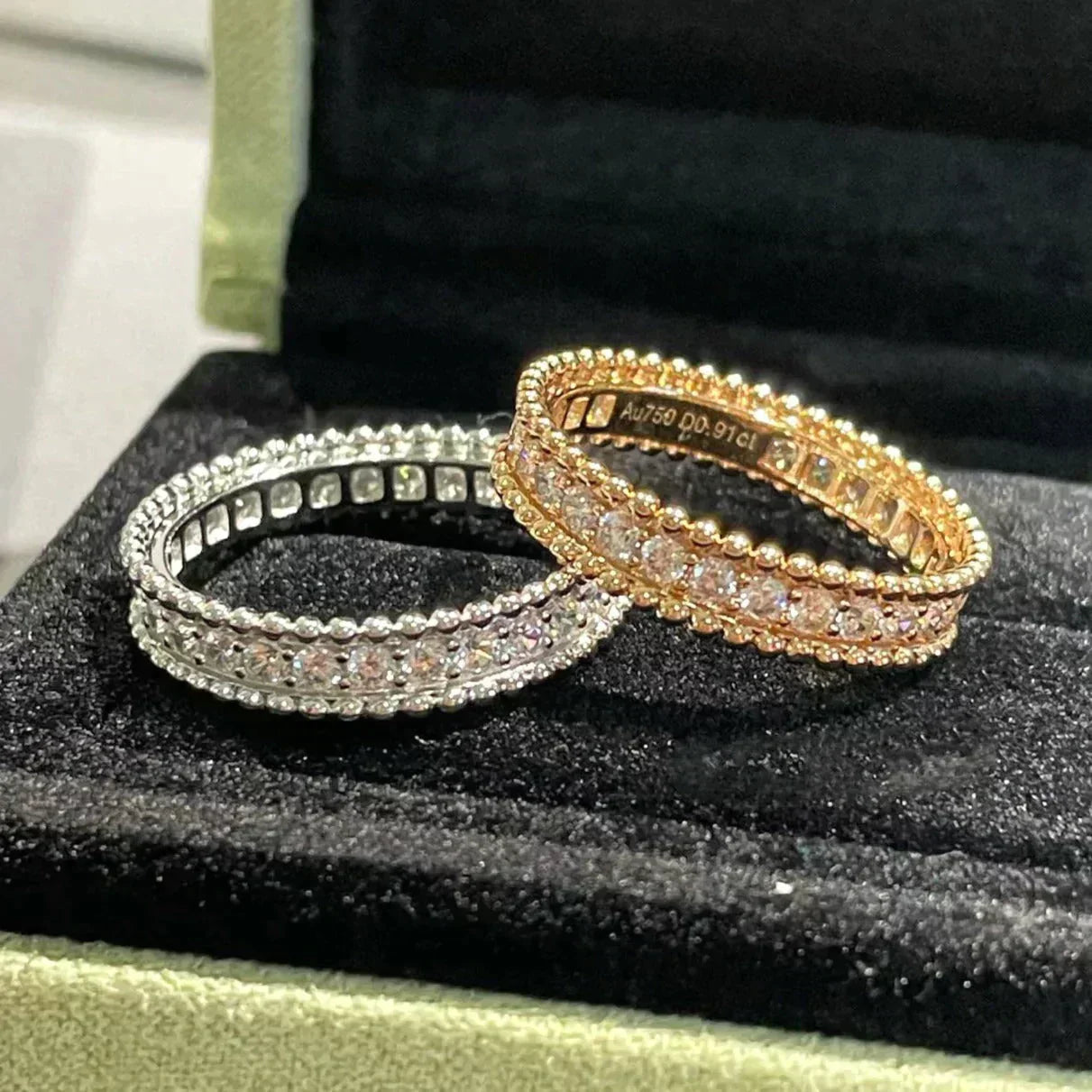 ¡®Loco¡¯PERLEE DIAMOND ROSE GOLD RING