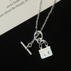 ¡®Loco¡¯POP H PEDANT SILVER NECKLACE