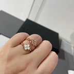 ¡®Loco¡¯SUN 1 DIAMOND PINK MOP RING
