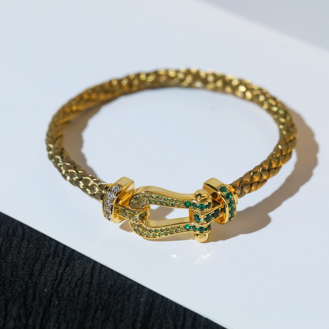 ¡®Loco¡¯FORCE 10 GOLD GREEN DIAMOND PAVED