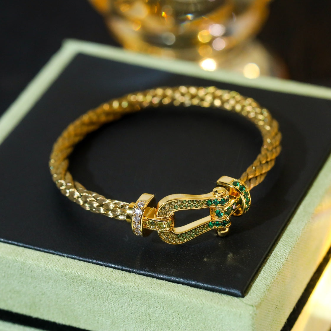 ¡®Loco¡¯FORCE 10 GOLD GREEN DIAMOND PAVED