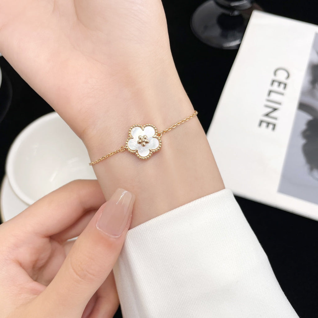 ¡®Loco¡¯LUCKY SPRING ROSE GOLD MOP BRACELET