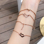 ¡®Loco¡¯FORCE 10 PINK GOLD DIAMOND NECKLACE