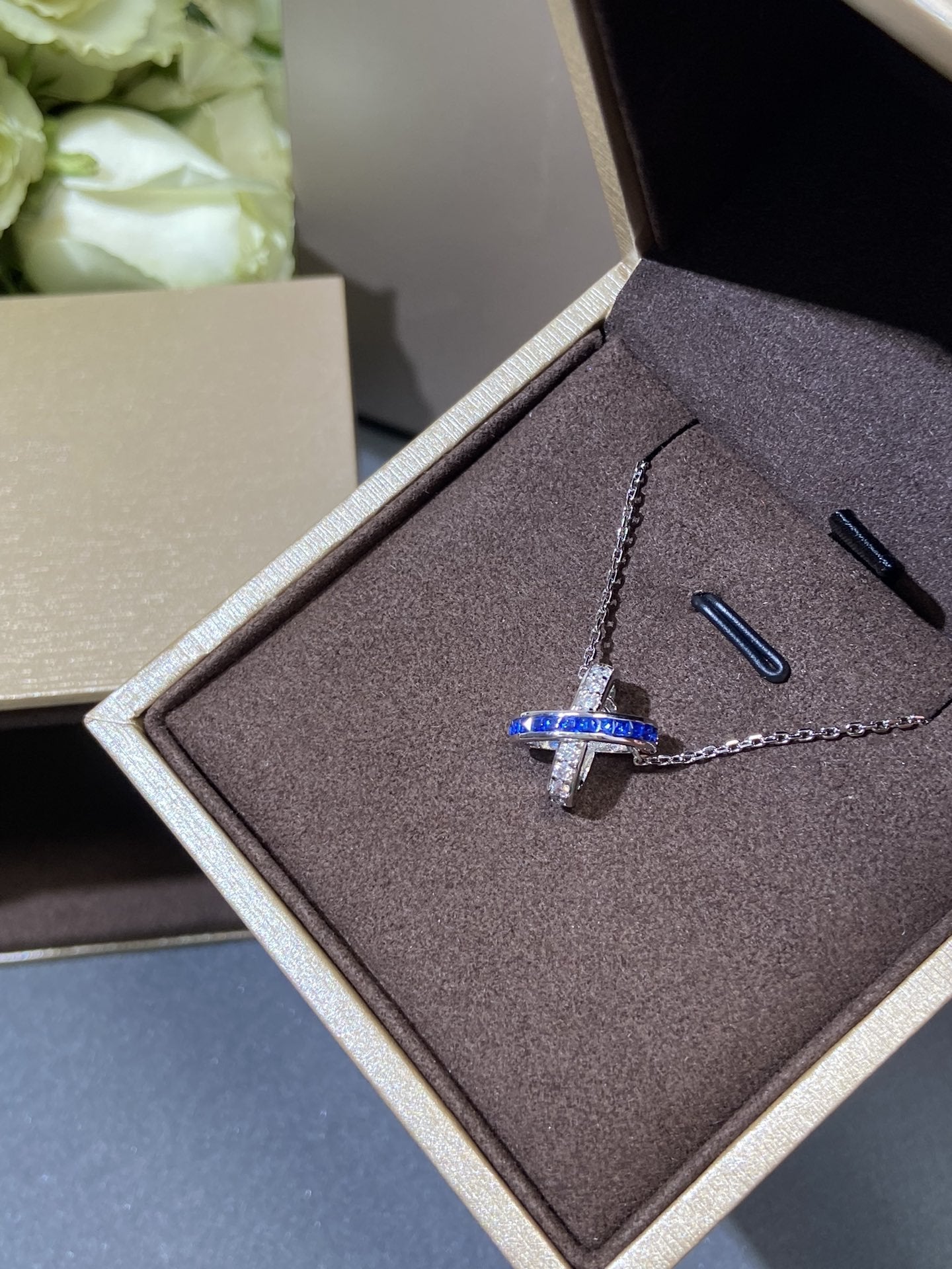 ¡®Loco¡¯LIENS DIAMOND SILVER NECKLACE