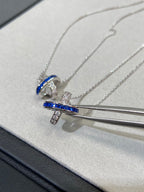¡®Loco¡¯LIENS DIAMOND SILVER NECKLACE