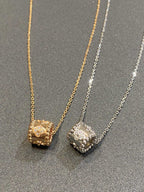 ¡®Loco¡¯PERLEE PEDANT SIVLER DIAMOND NECKLACE