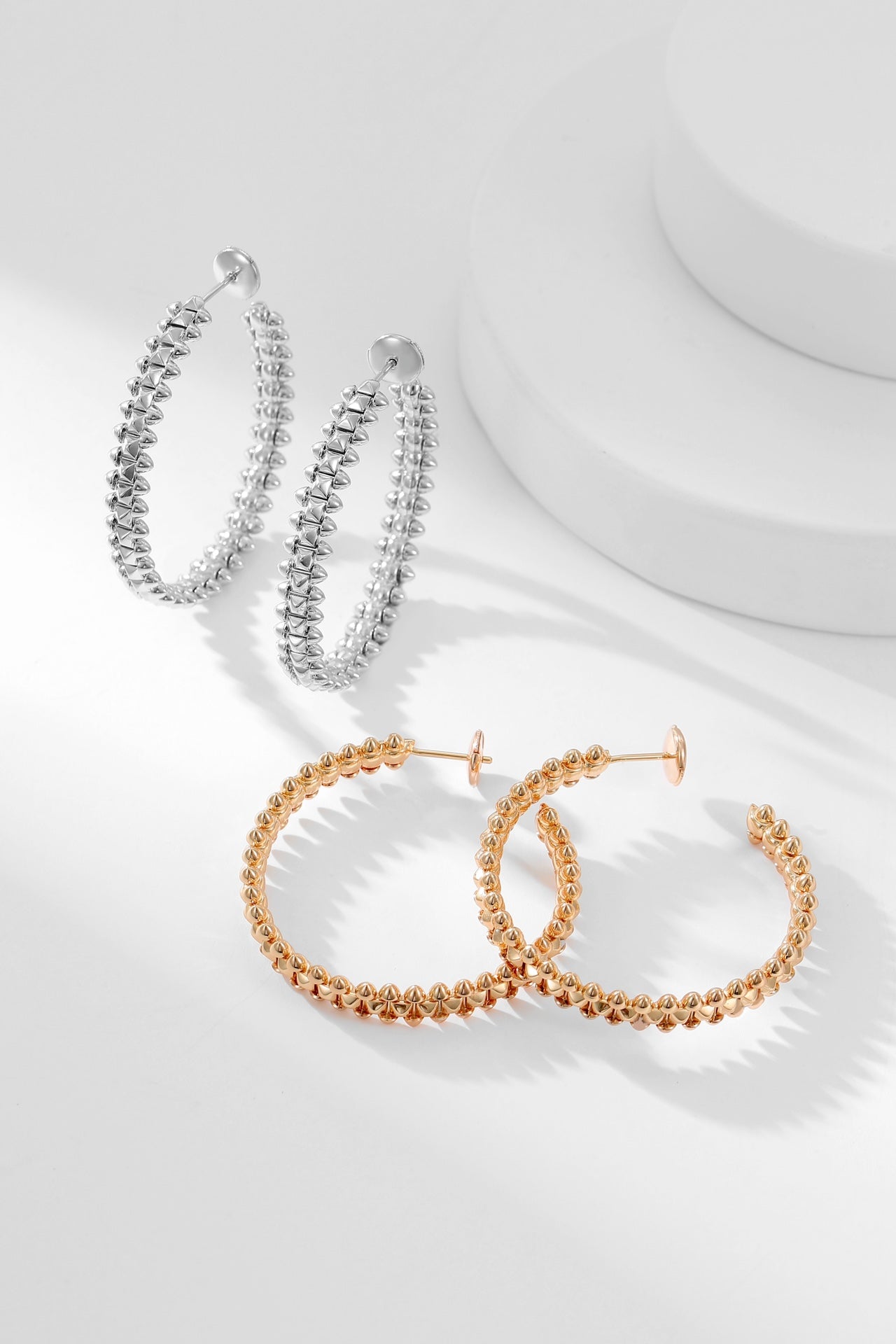 ¡®Loco¡¯CLASH HOOP EARRINGS