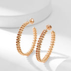 ¡®Loco¡¯CLASH HOOP EARRINGS
