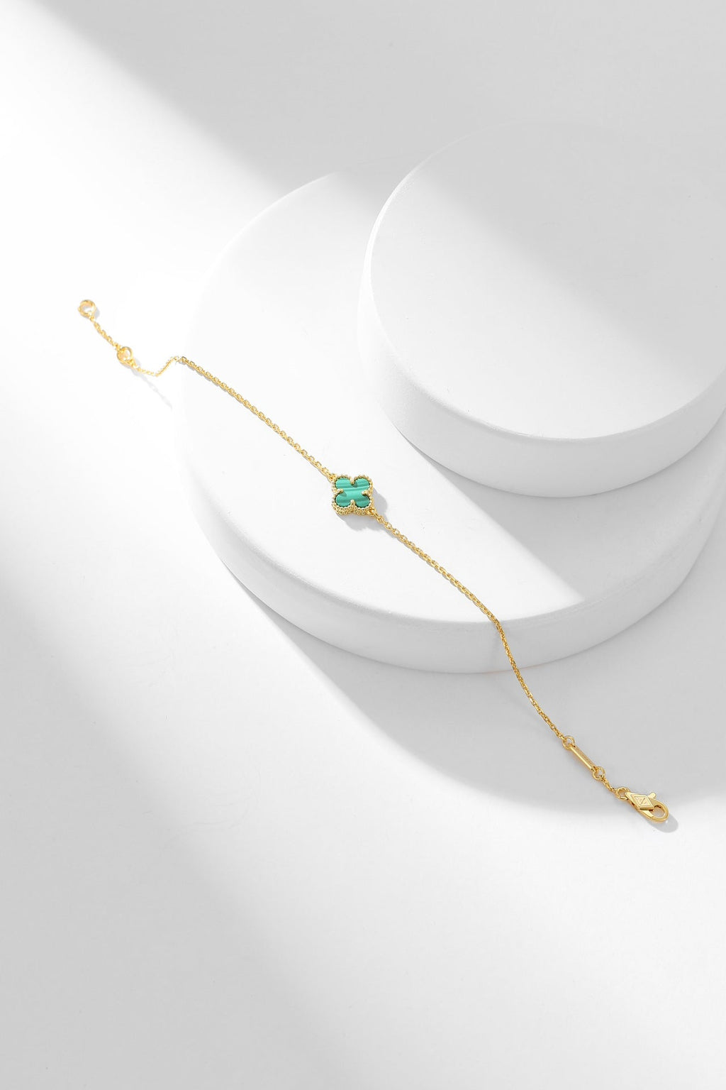 ¡®Loco¡¯CLOVER BRACELET MALACHITE 1 MOTIF