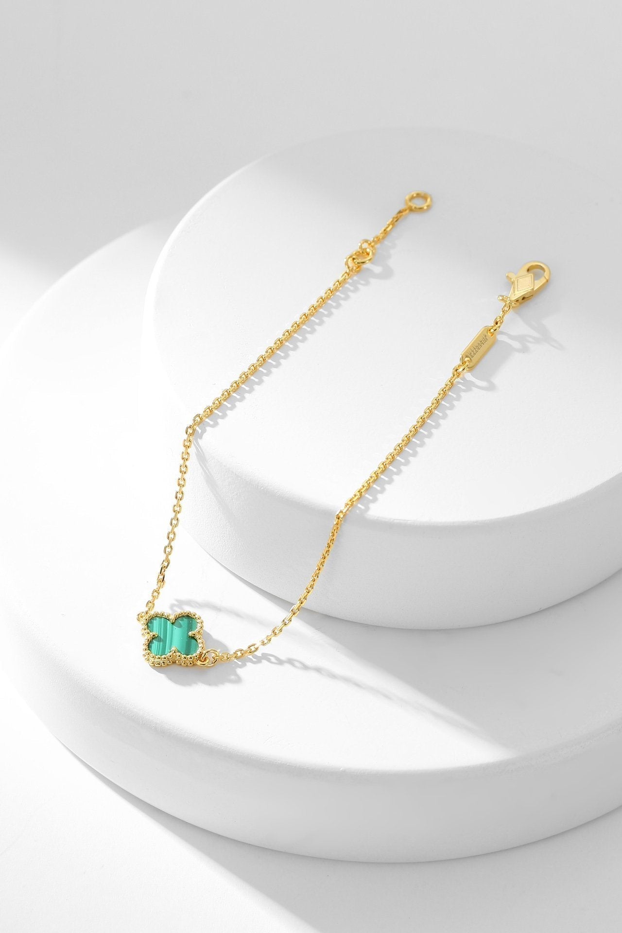 ¡®Loco¡¯CLOVER BRACELET MALACHITE 1 MOTIF