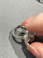 ¡®Loco¡¯CLOVER SILVER MOP DIAMOND RING