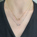 [Loco ]MOVE UNO DIAMOND NECKLACE