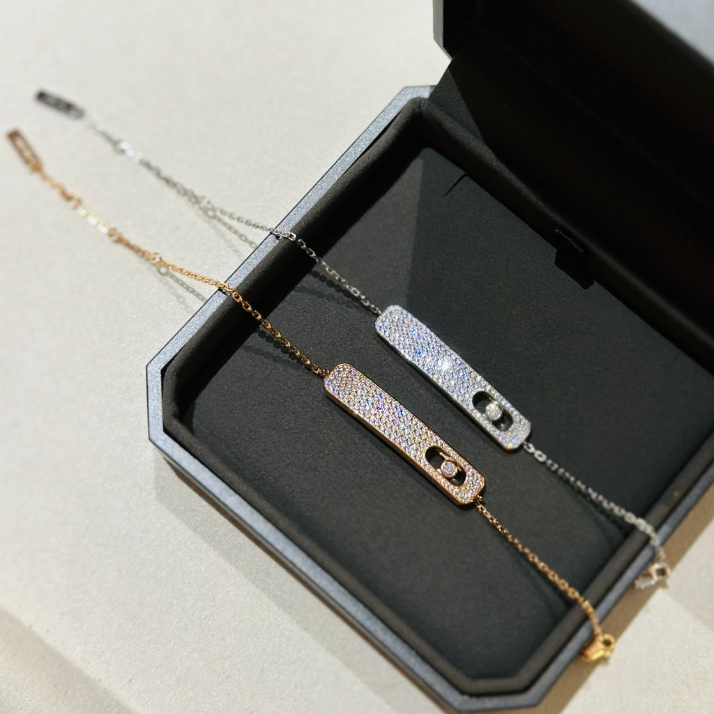 [Loco ]MOVE CLASSIQUE DIAMOND PAVED BRACELET