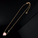 ¡®Loco¡¯COLOR BLOSSOM PINK MOP SUN GOLD NECKLACE