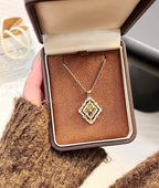 [Loco] B.C.L ENAMEL ROTATING SINGLE-DIAMOND NECKLACE£¨Various colors£©