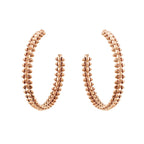 ¡®Loco¡¯CLASH LARGE HOOP EARRINGS