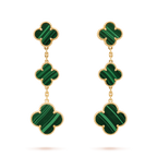 ¡®Loco¡¯CLOVER MALACHITE 3 MOTIFS GOLD