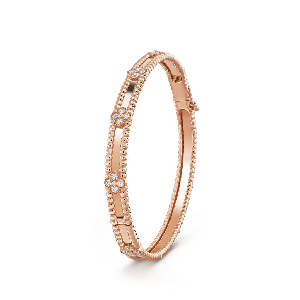 ¡®Loco¡¯CLOVER BRACELET 4MM DIAMONDS
