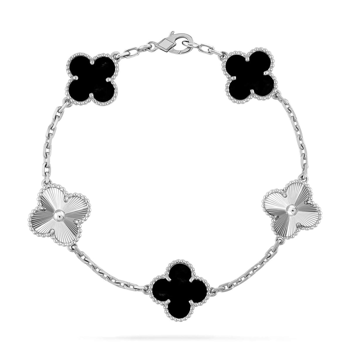 [Loco]New CLOVER 5 MOTIF ONYXS BRACELET COLLECTION