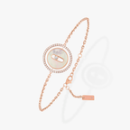 [Loco ]Loco MOVE WHITE MOTHER OF PEARL PINK GOLD DIAMOND BRACELET
